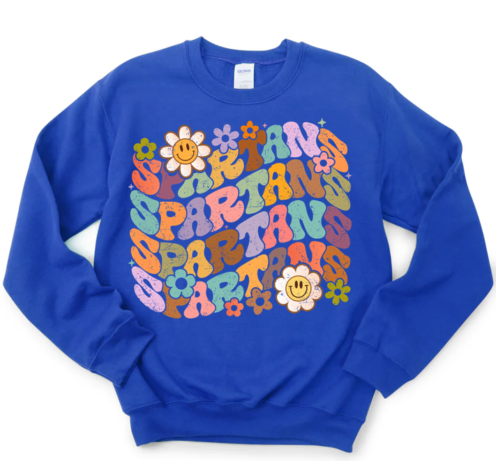 groovy spartans distressed