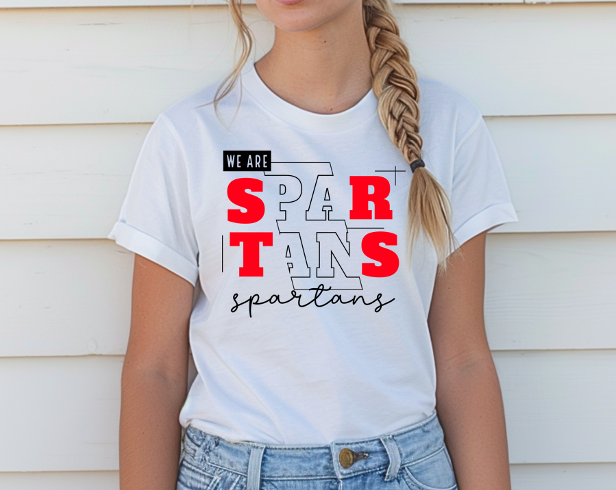 we are spartans red