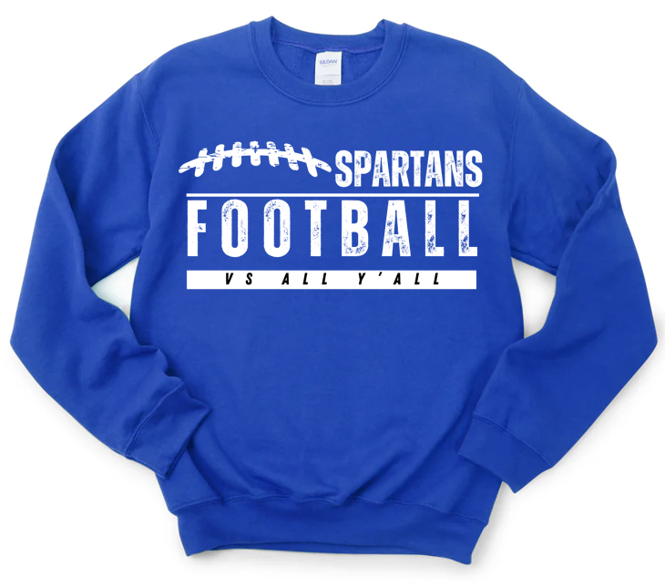spartans football vs all yall sweatshirt