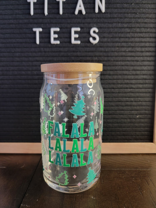 falala 16 oz glass can