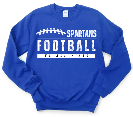 spartans football vs all yall sweatshirt