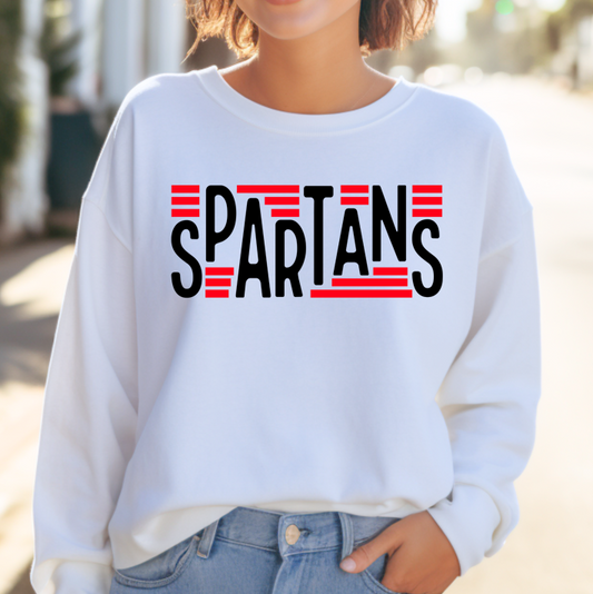 spartan lines red